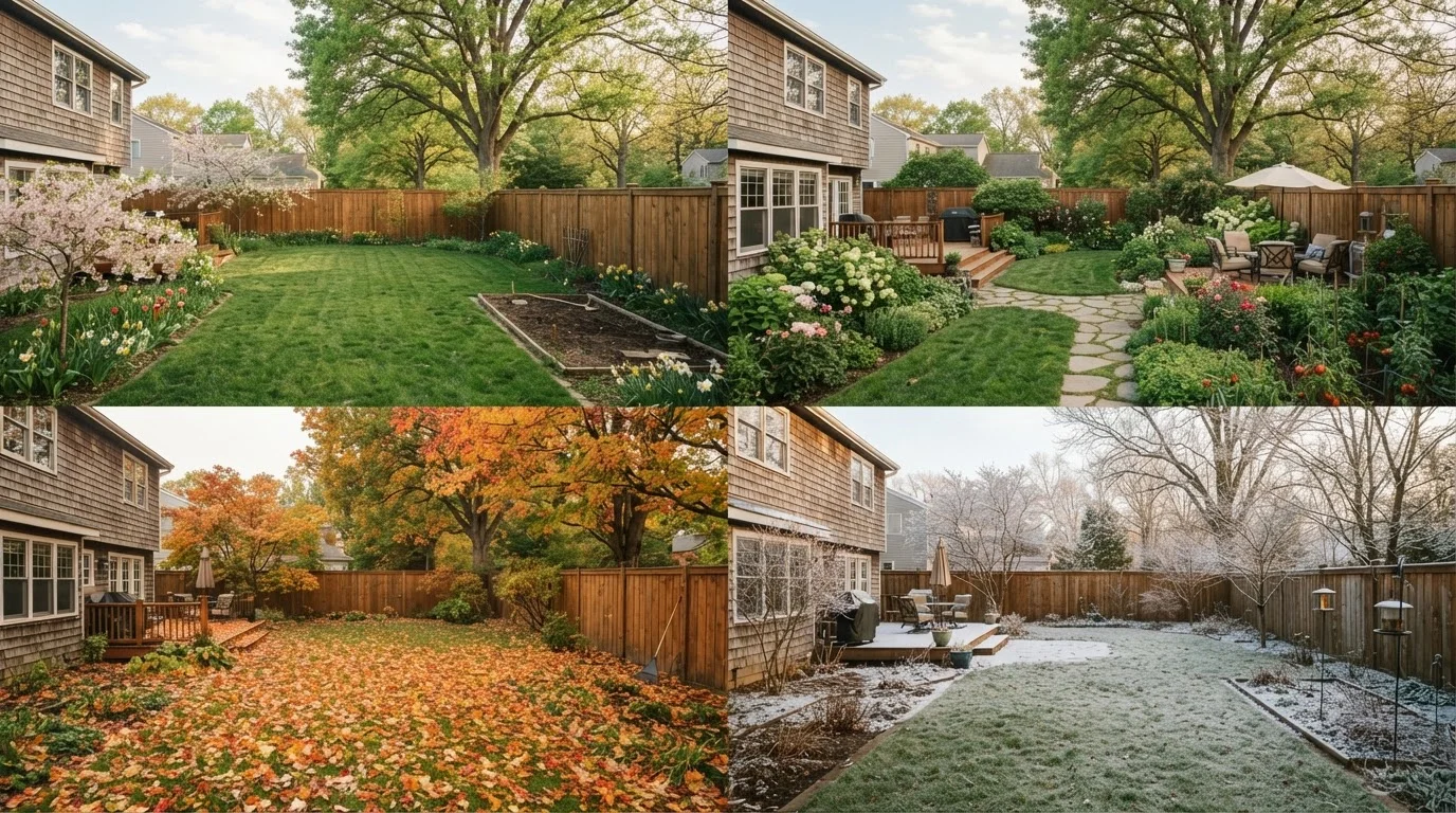 A Yard-by-Season Maintenance Checklist for American Homeowners