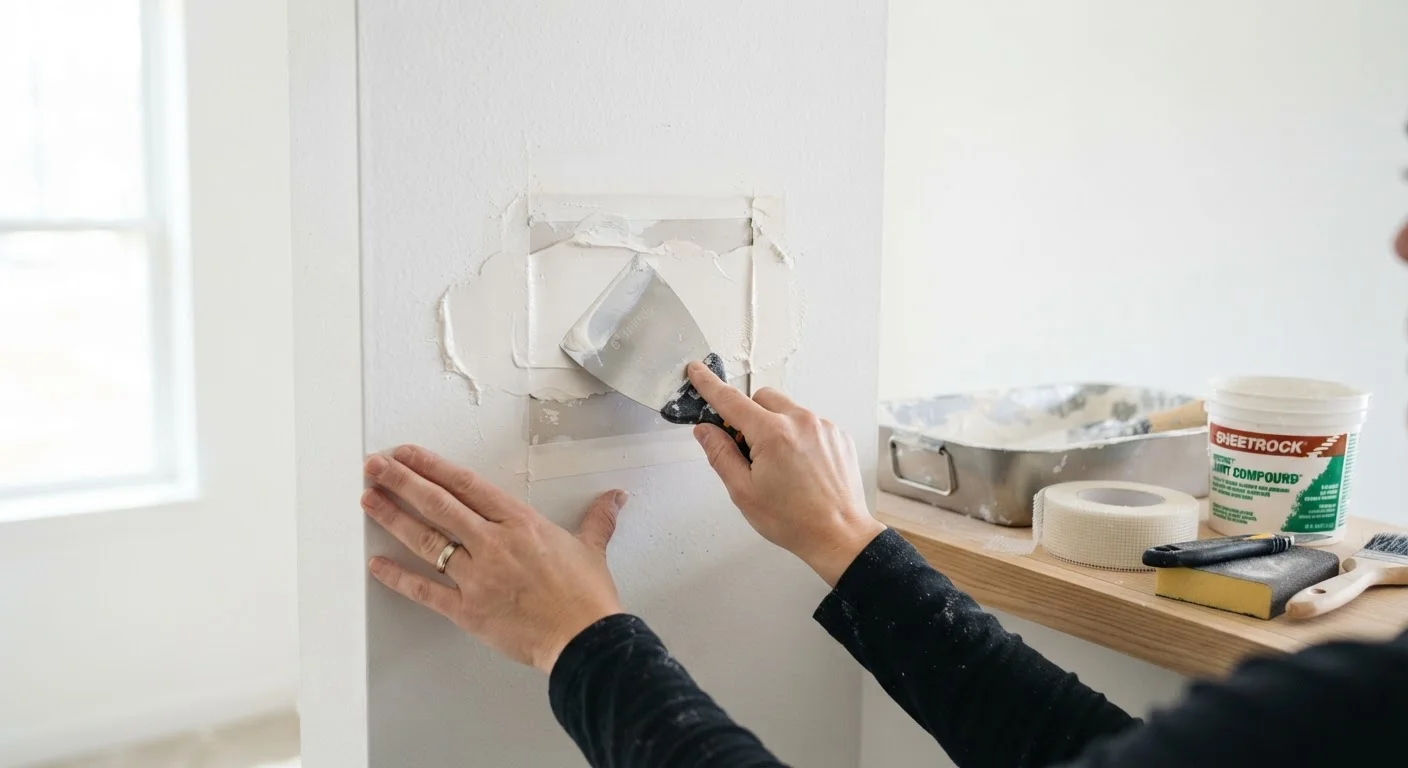 Drywall Patching from Nail Holes to Fist-Sized Gaps