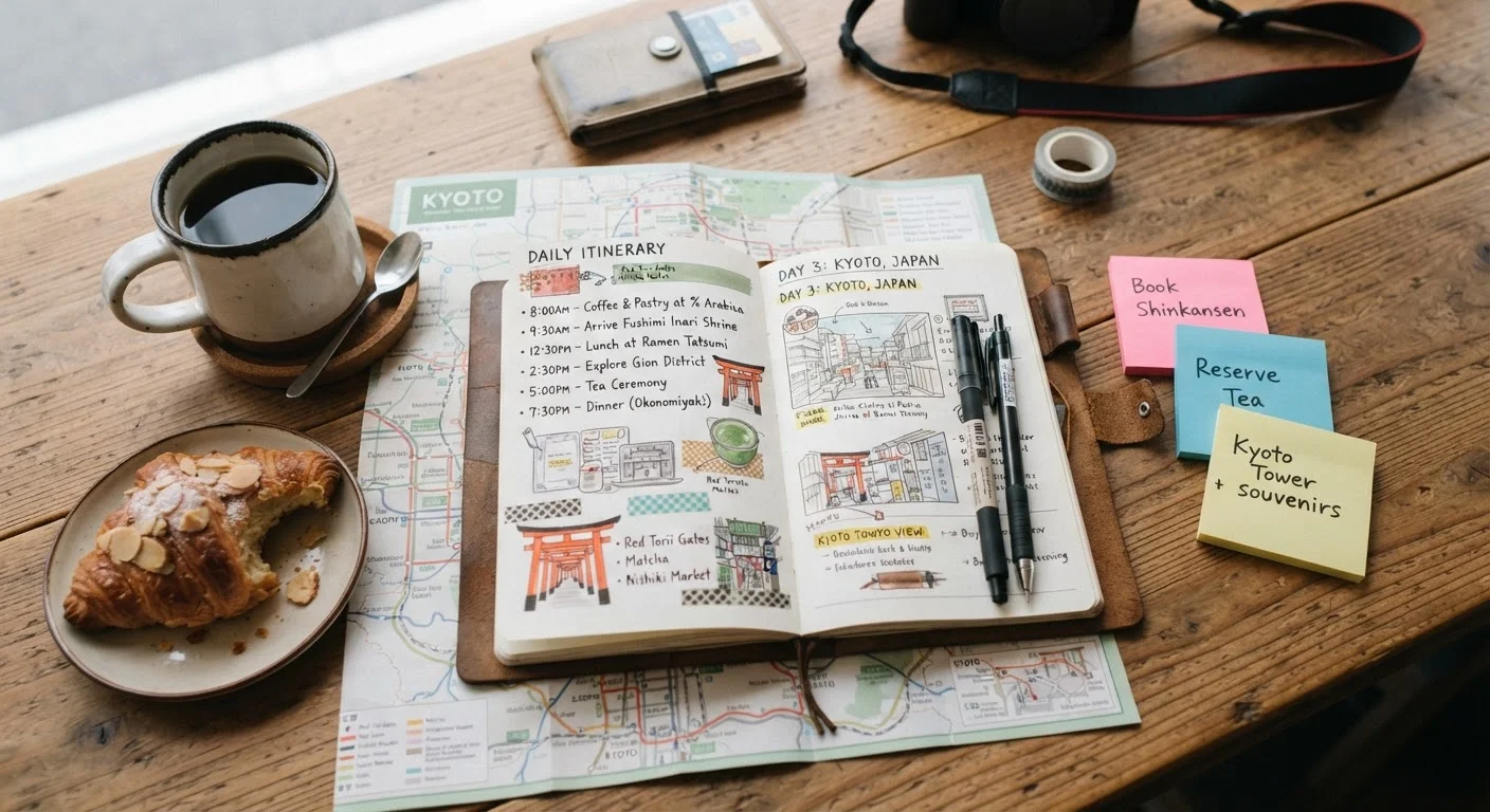 How to Build a Daily Trip Itinerary That Leaves Room to Breathe